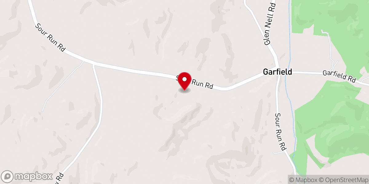 Map showing location of Brown Dan
