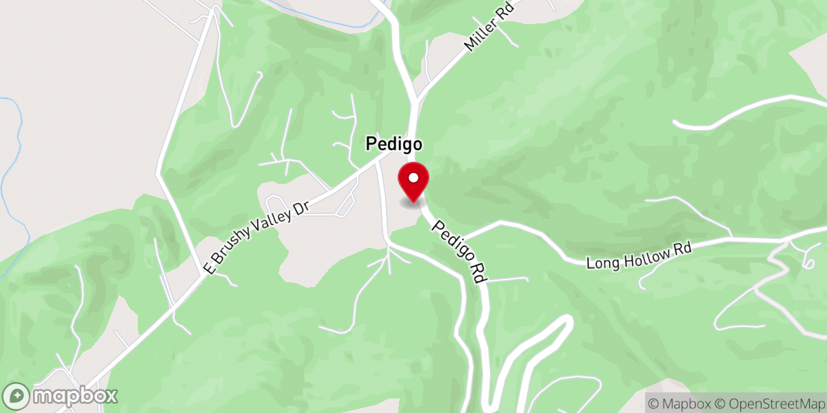 Map showing location of Fair Havens Baptist Church