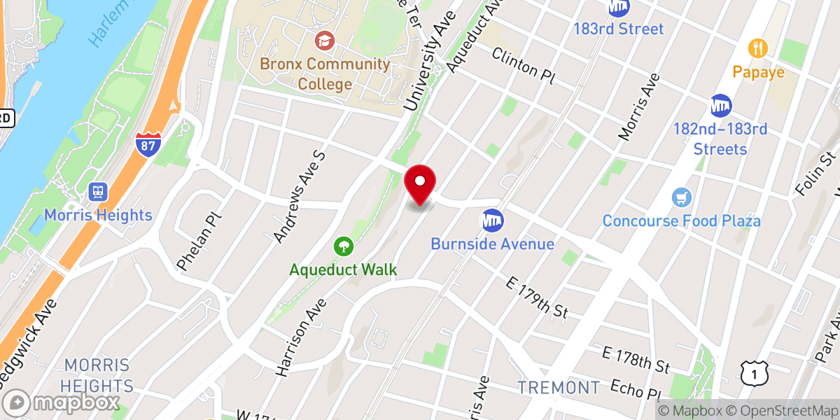 Map showing location of King of Glory Tabernacle