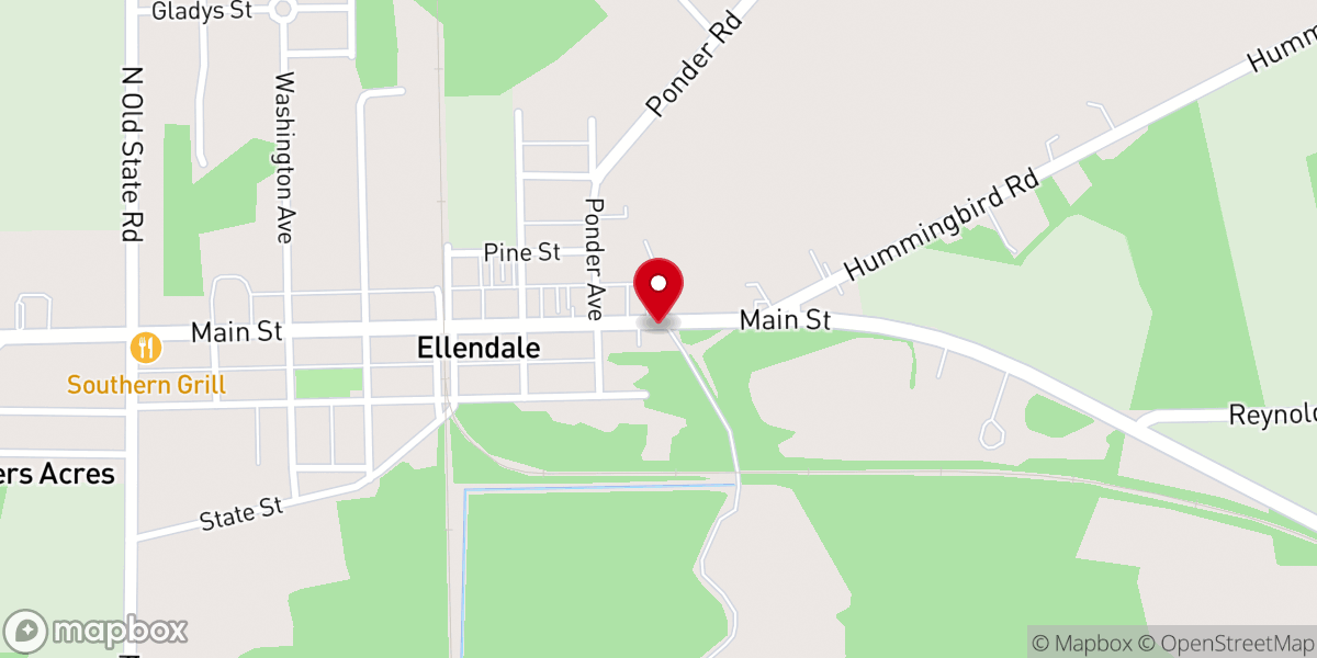 Map showing location of Bongard James C