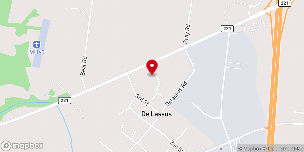 Map showing location of Purpose Church