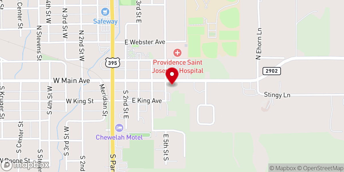 Map showing location of St Mary of the Rosary