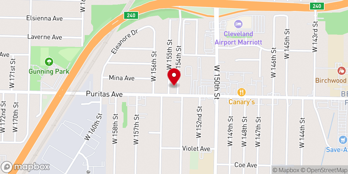 Map showing location of Christian Meeting Corporation