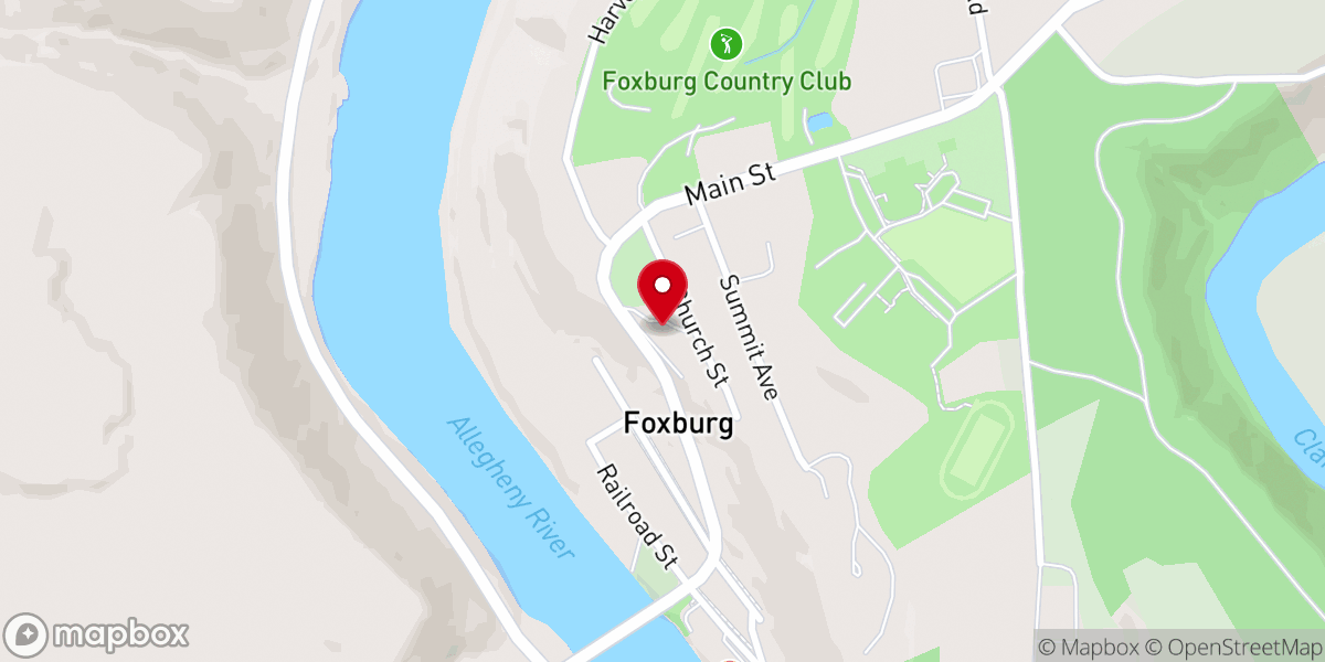 Map showing location of Memorial Church of Our Father