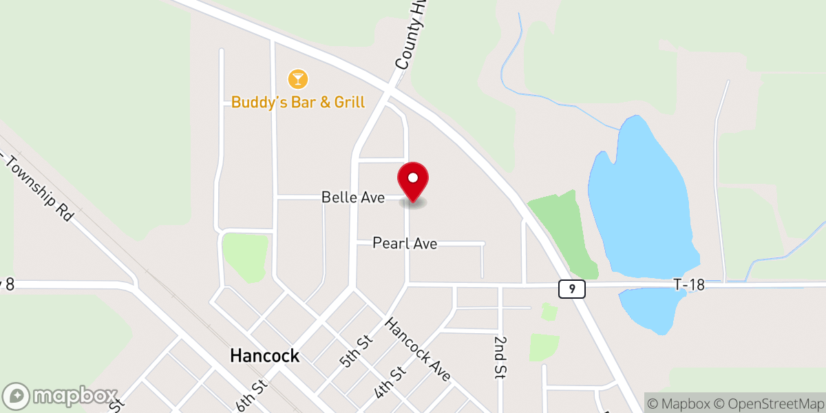 Map showing location of Christian Reformed Church