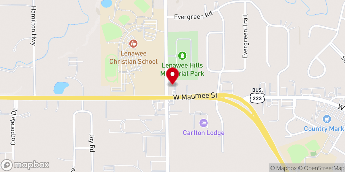 Map showing location of Revealing His Glory Ministries