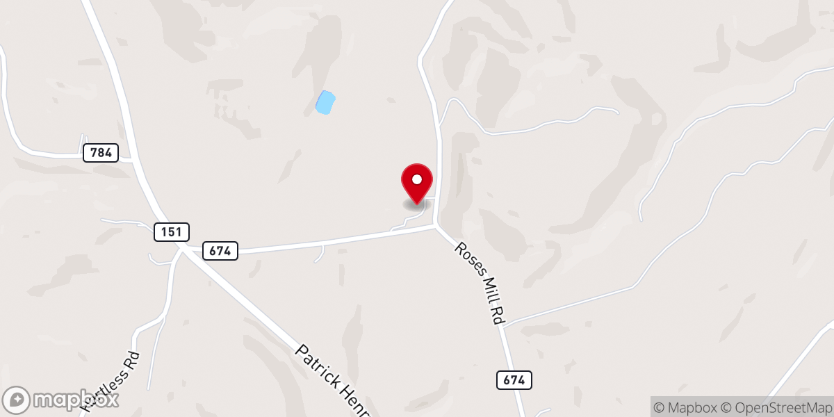 Map showing location of Dayspring Christian Fellowship