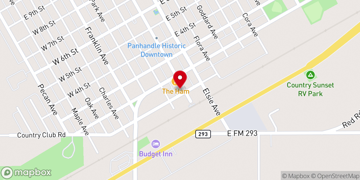 Map showing location of Trinity Church