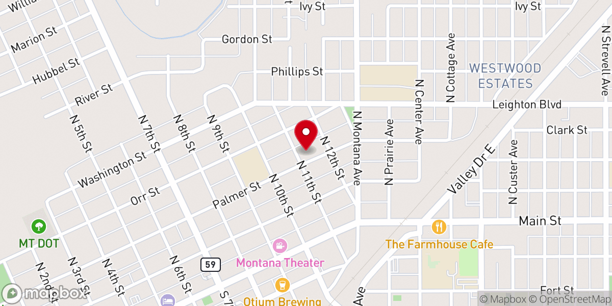 Map showing location of Emmanuel Episcopal Church