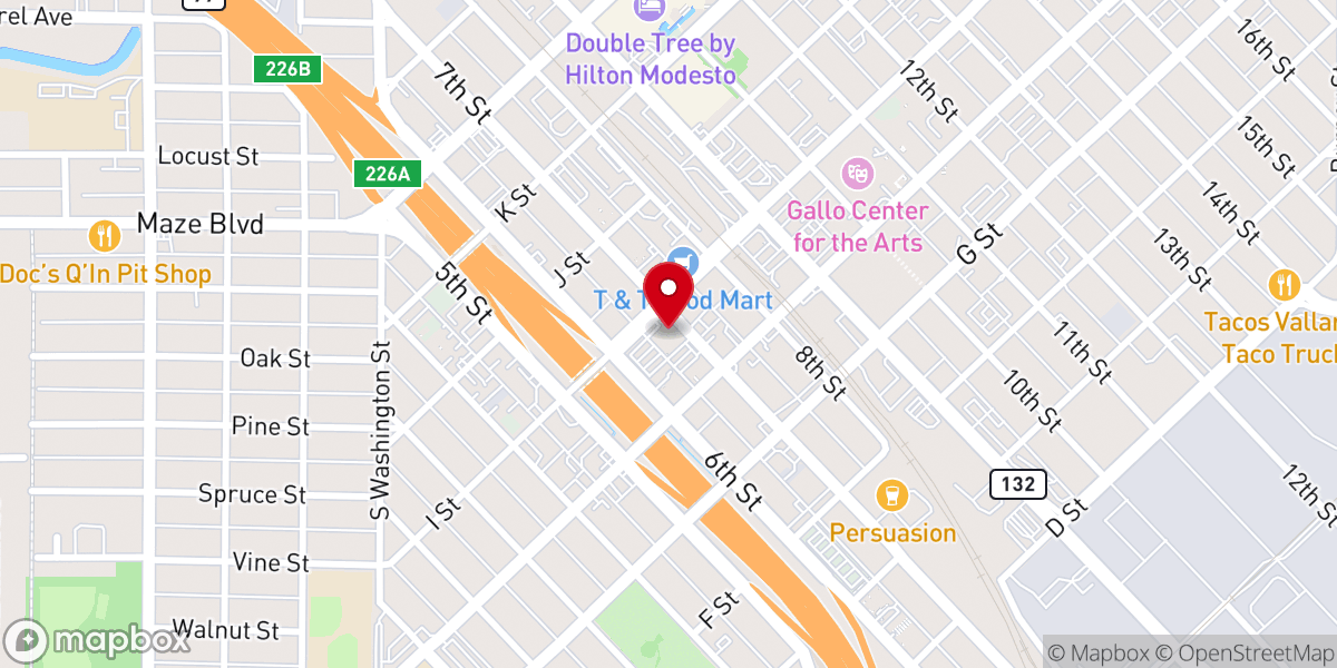 Map showing location of Revival Church