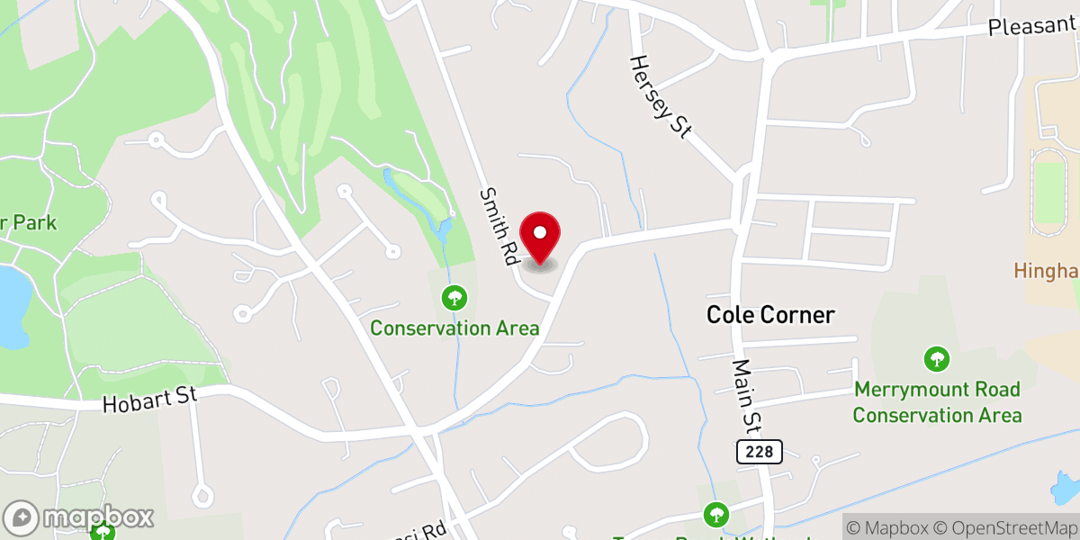 Map showing location of The Glastonbury Abbey Charitable Foundation Inc