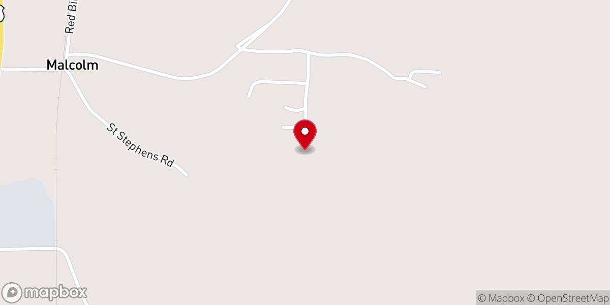 Map showing location of Friendship Missionary Baptist Church