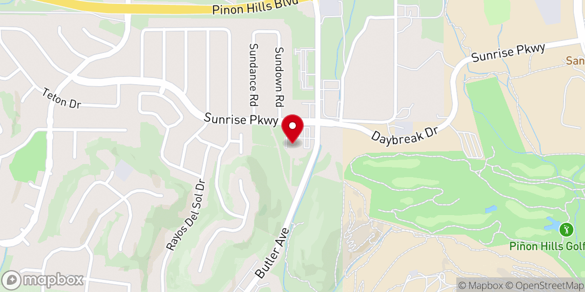 Map showing location of Sagebrush Church
