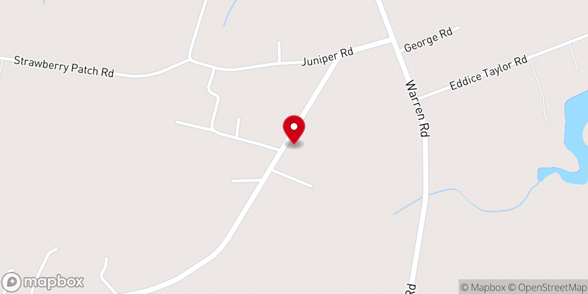 Map showing location of Moses Chapel Church