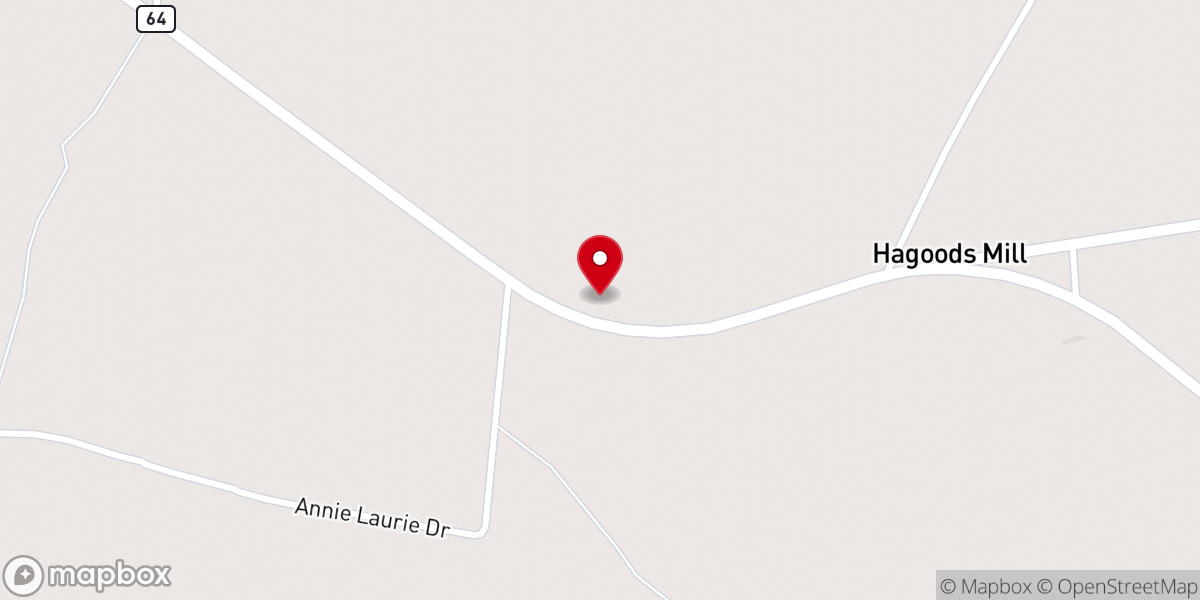 Map showing location of Morris Chapel