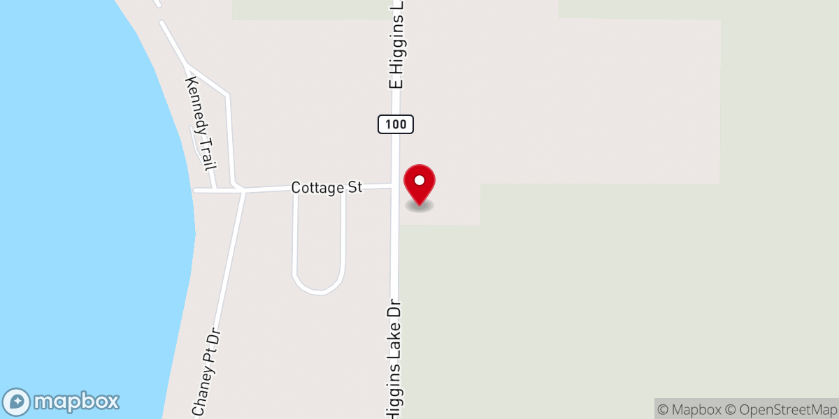 Map showing location of St Elizabeth's Episcopal Church