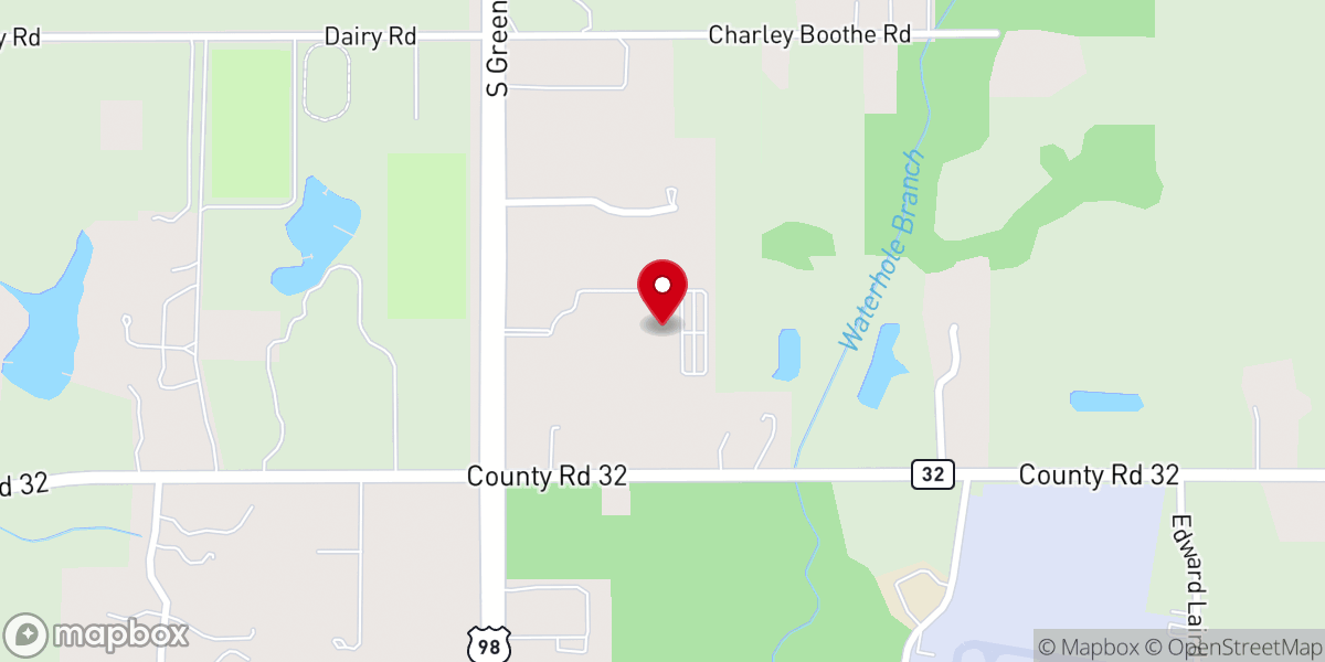Map showing location of Mars Hill Church