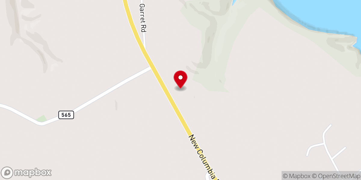 Map showing location of Asbury Methodist Church