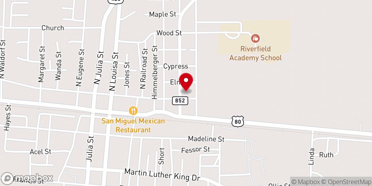 Map showing location of UFAC The New Jersualum