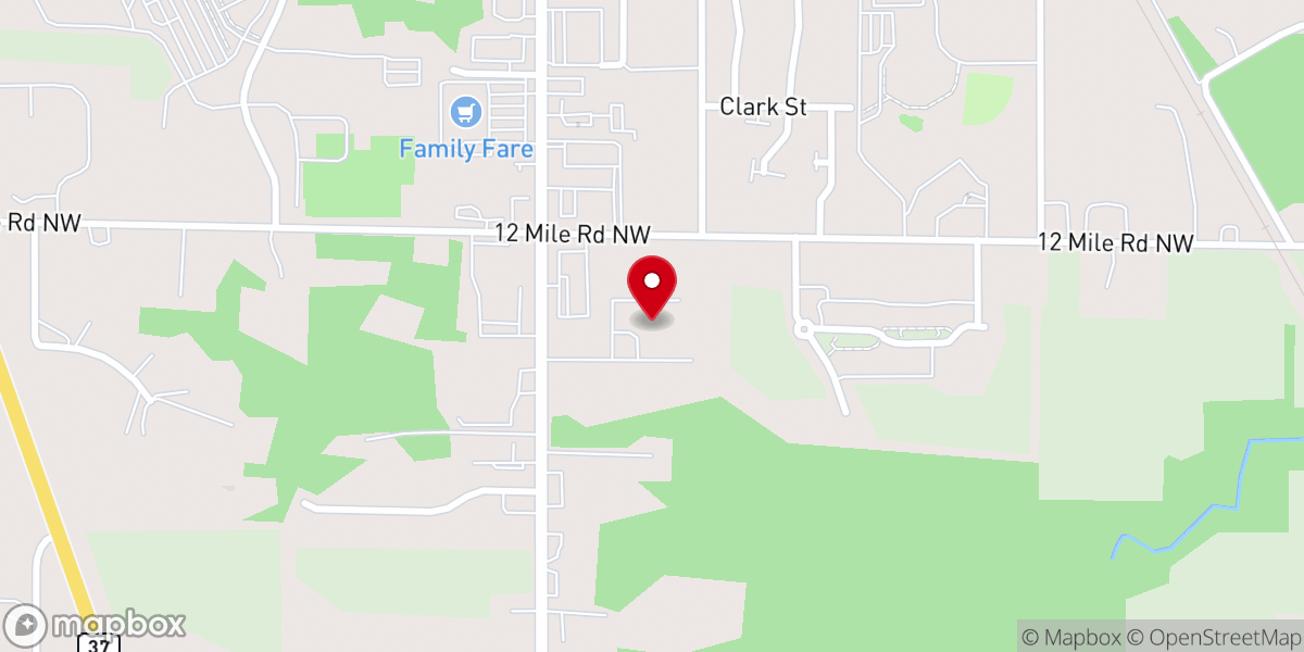Map showing location of Sparta Trinity CRC