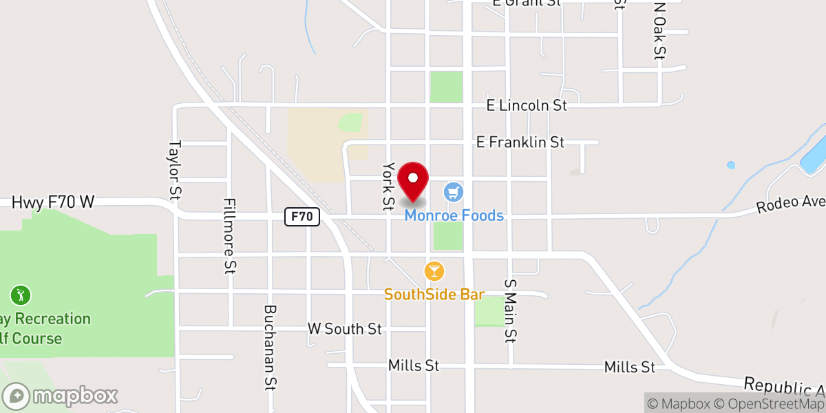 Map showing location of Gateway Church Monroe