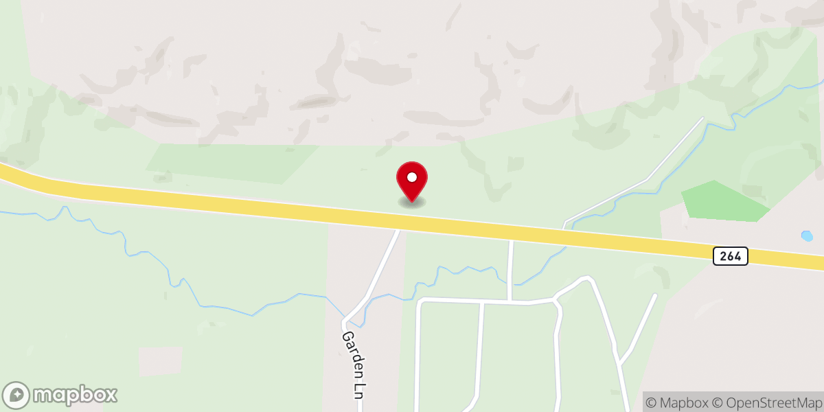 Map showing location of Bread of Life Baptist Church