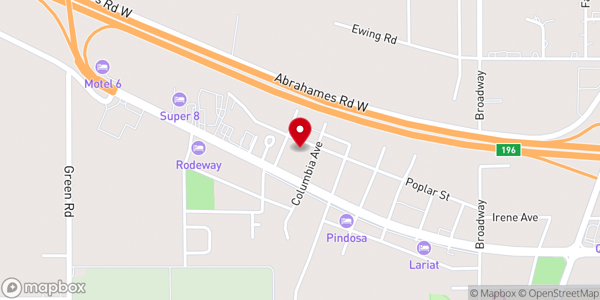 Map showing location of Moriarty Church-The Nazarene