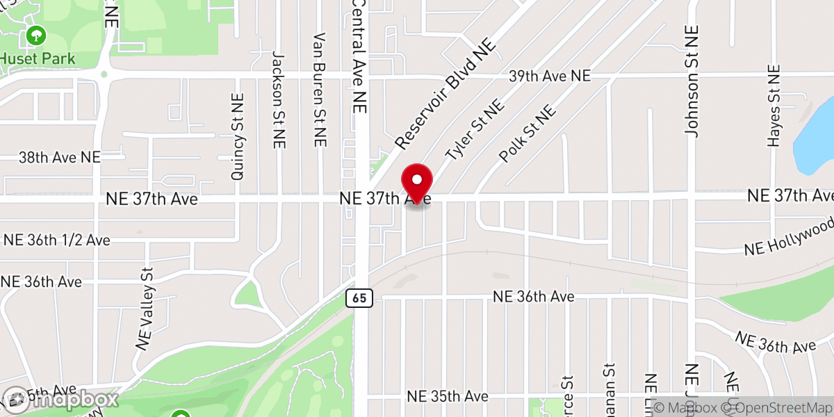 Map showing location of Korean Grace Church Inc