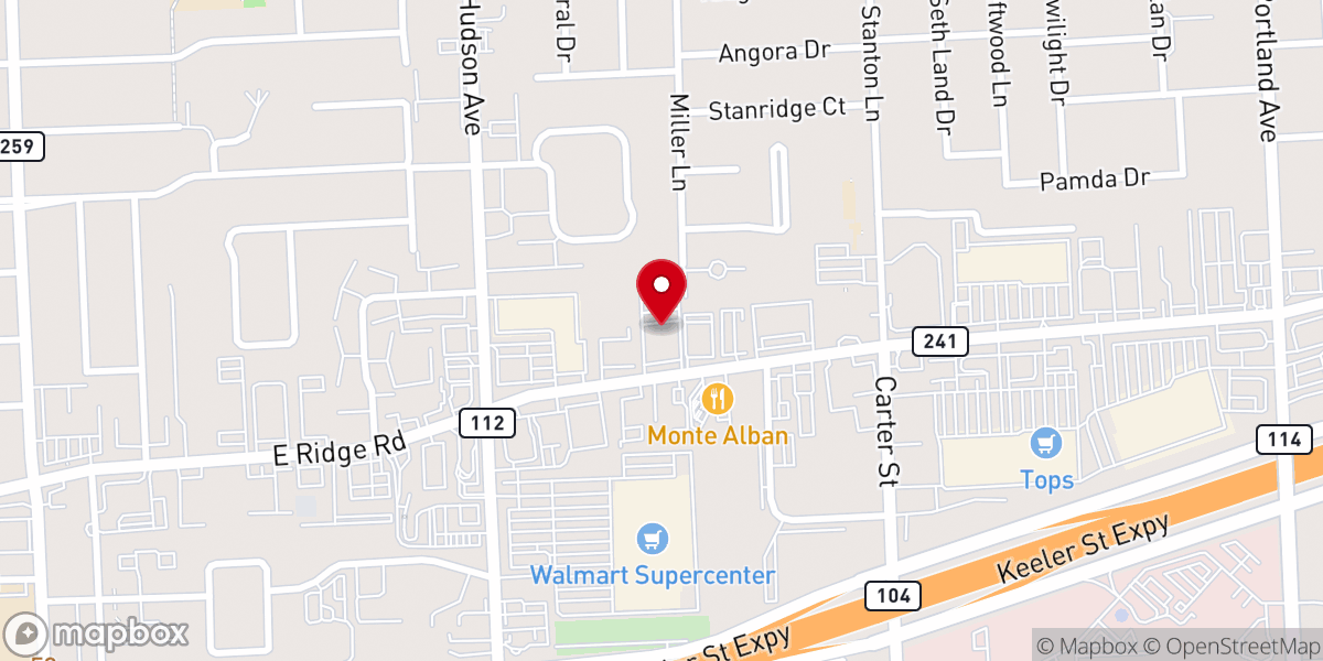 Map showing location of Faith Chapel Apostolic Church Ministry of Reconciliation Inc