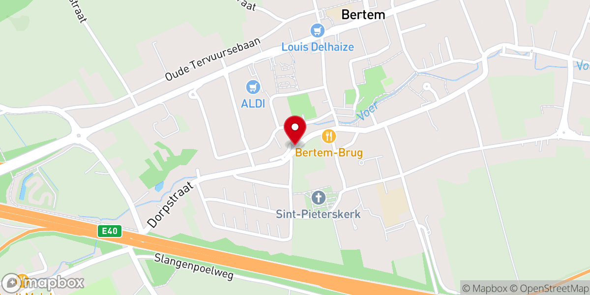 Map showing location of Kapel Bertem - Dorpstraat/Groenendaal