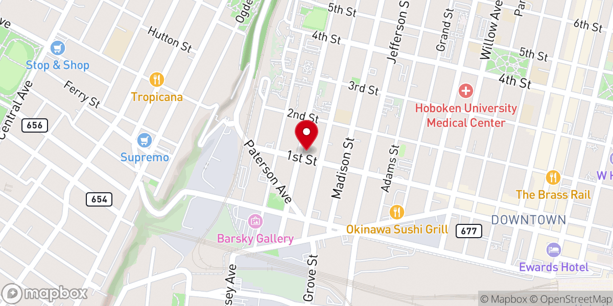 Map showing location of Latin-american Pentecostal Church of God Inc