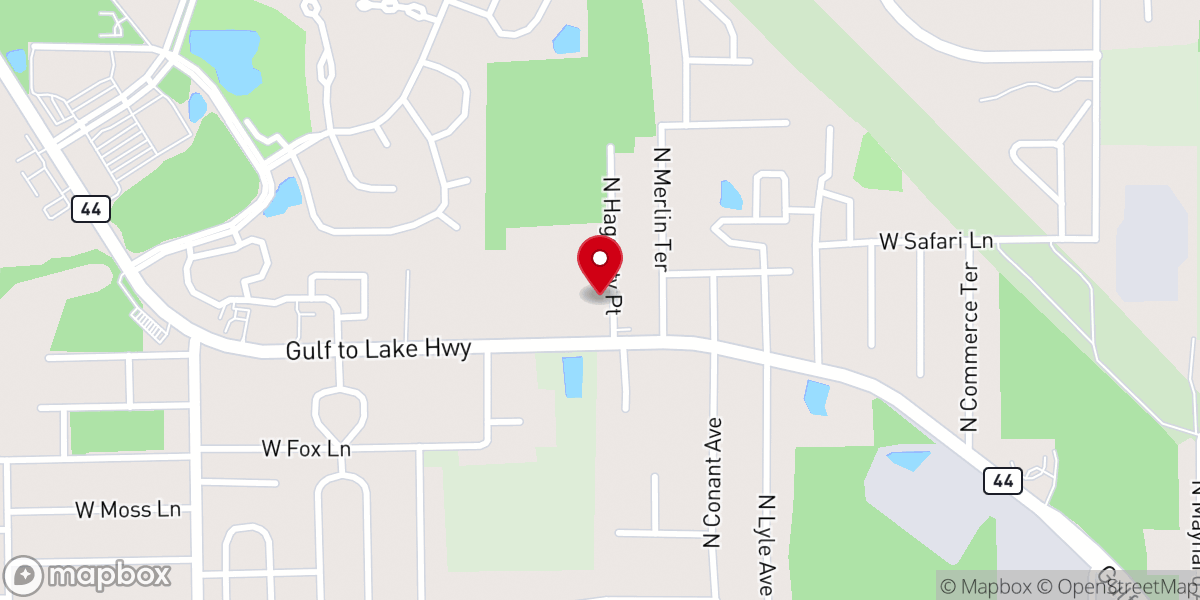 Map showing location of Generations Church