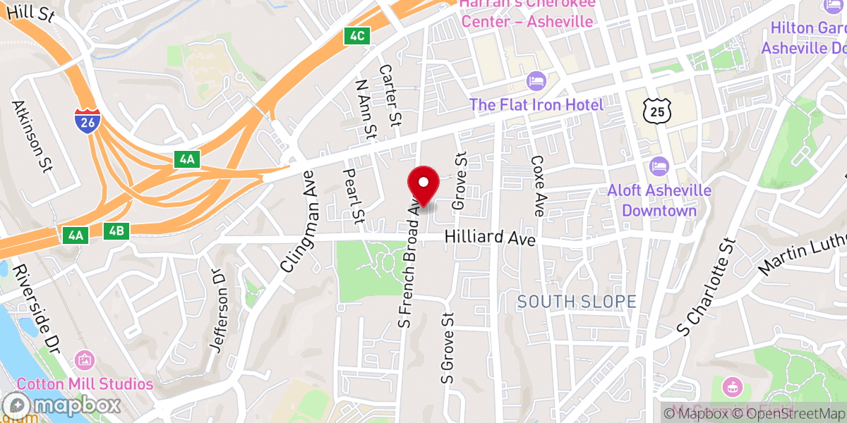 Map showing location of International Help Center Inc