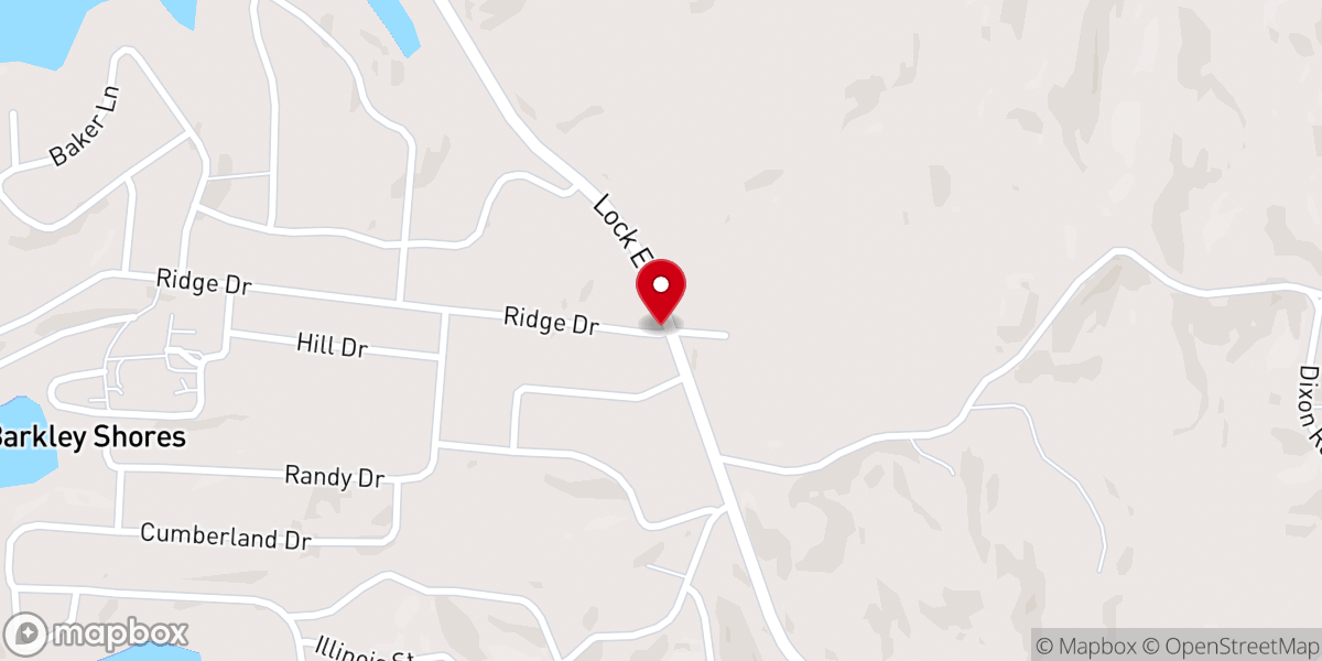 Map showing location of South Union Church
