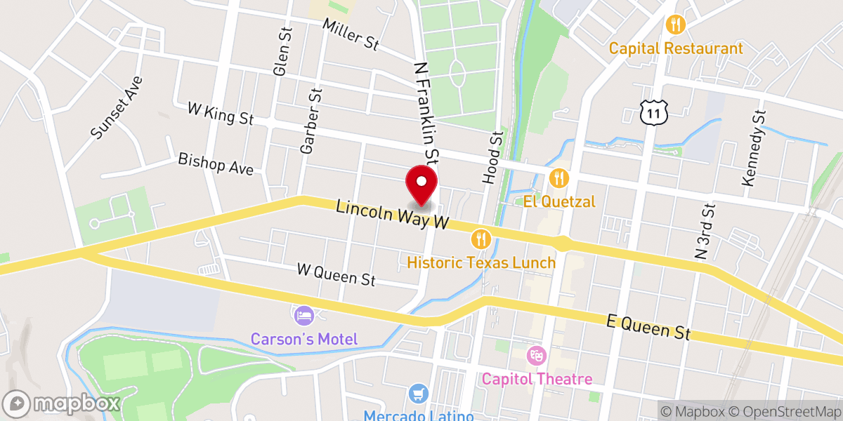 Map showing location of St. Seraphim Orthodox Center