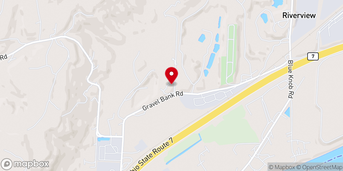 Map showing location of Warren Church