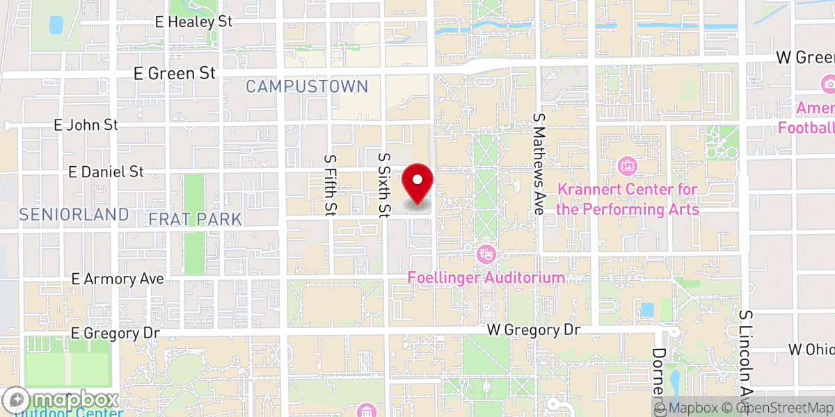 Map showing location of St Andrew's Lutheran Church