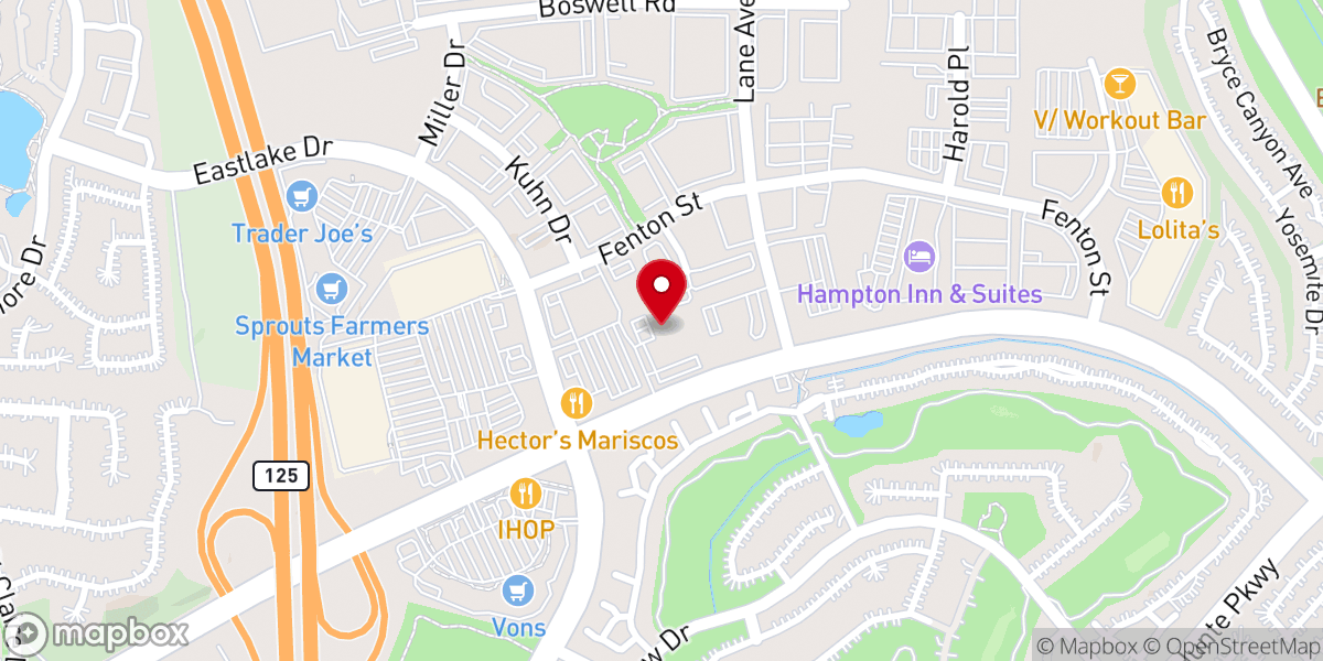 Map showing location of Iglesia EastLake