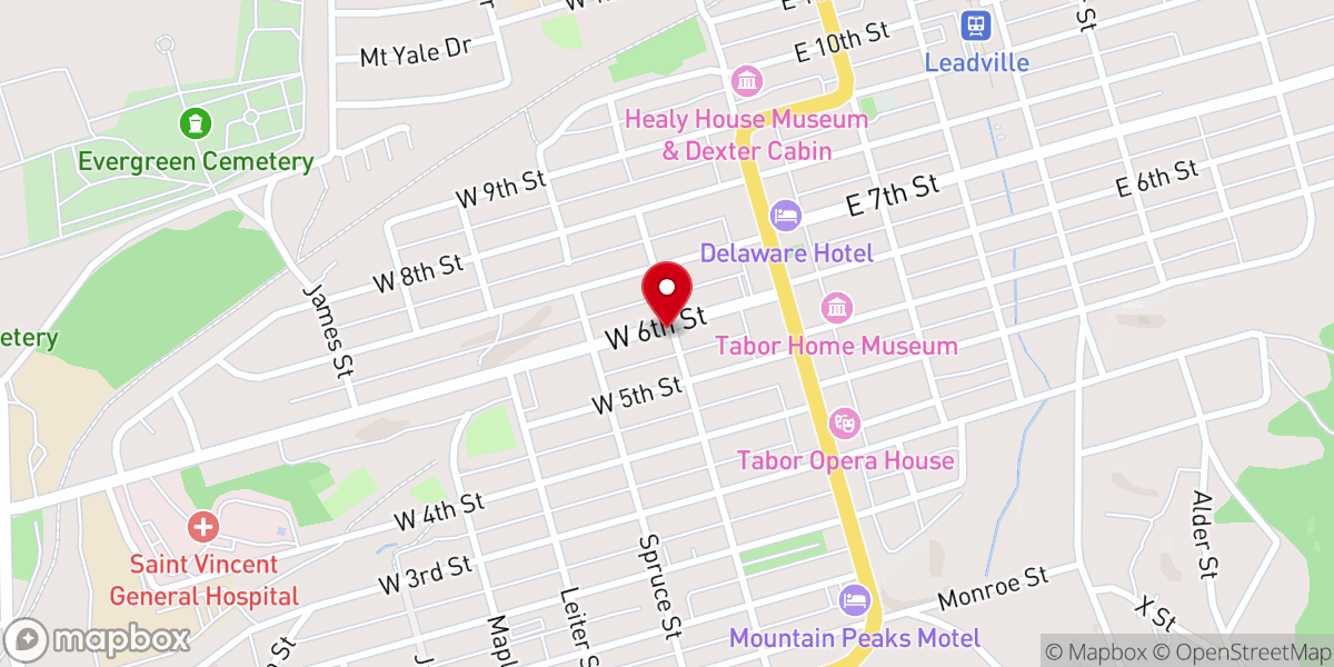 Map showing location of Spirit Way Ministries