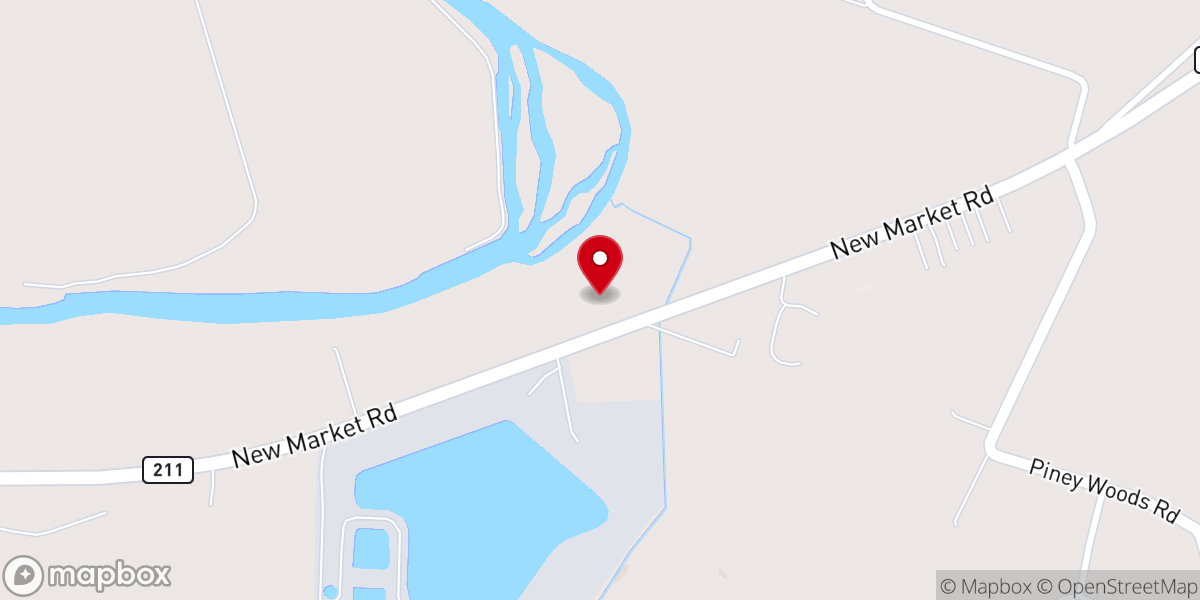 Map showing location of Timberville Church-Nazarene