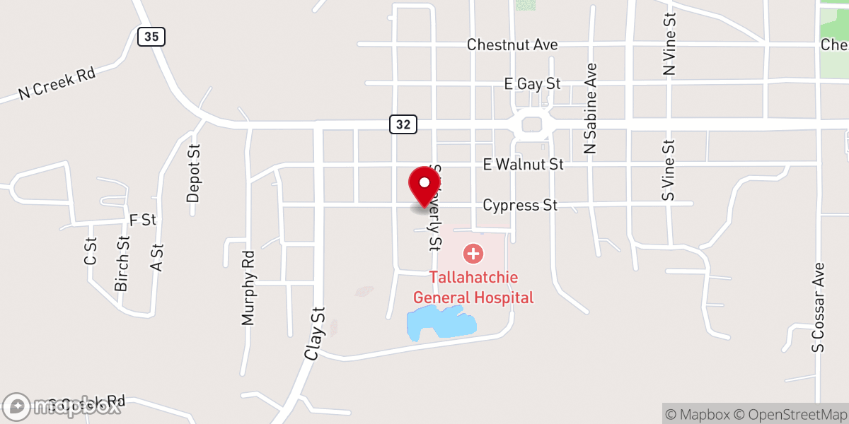 Map showing location of Saint John Catholic Church