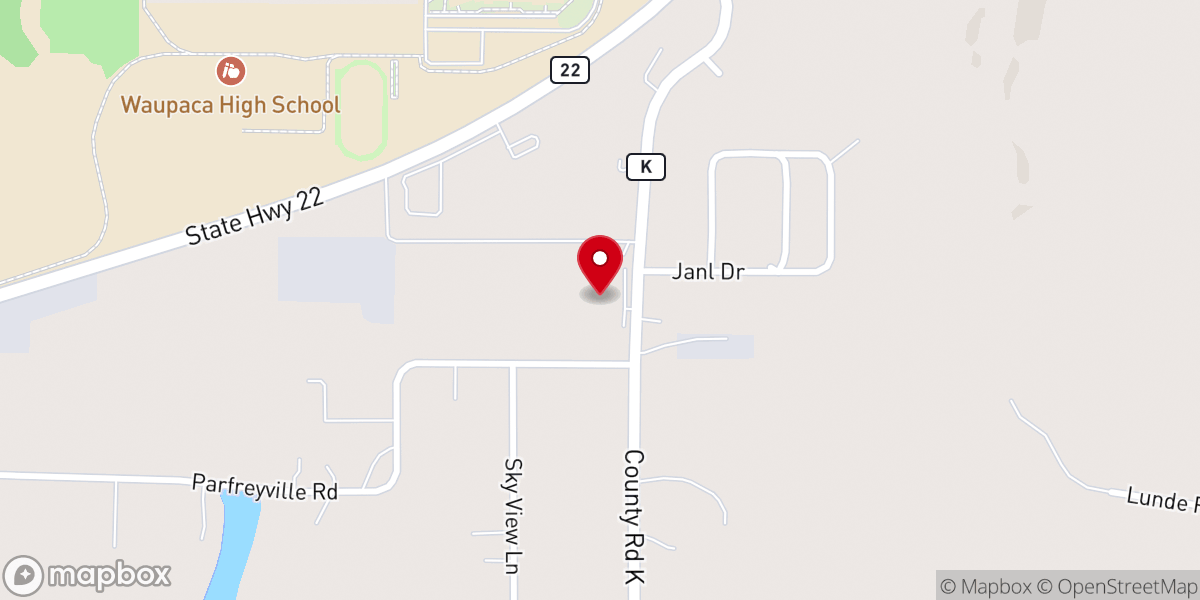 Map showing location of White Pine Church of Peace