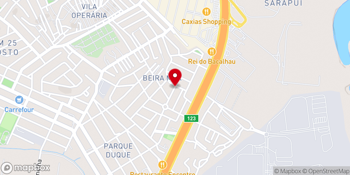 Map showing location of Igreja São Pedro