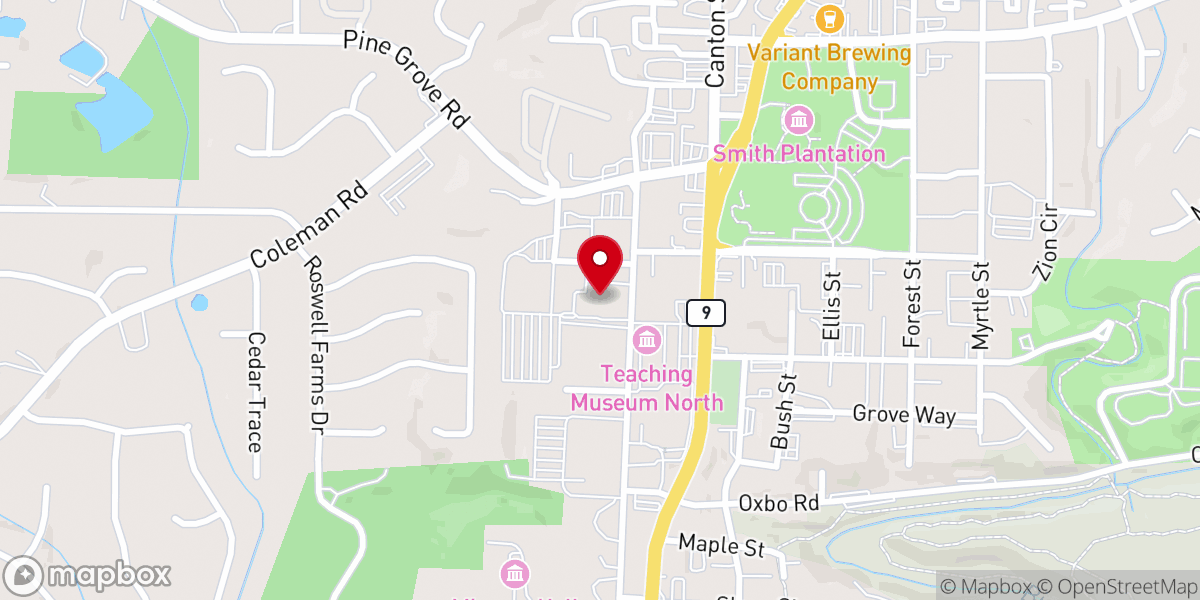 Map showing location of Methodist Church Counseling