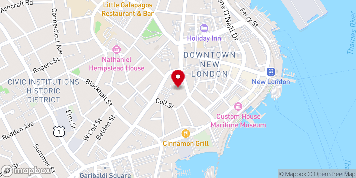 Map showing location of Saint Mary Star of the Sea (Saint Brendan the Navigator Parish) Catholic Church