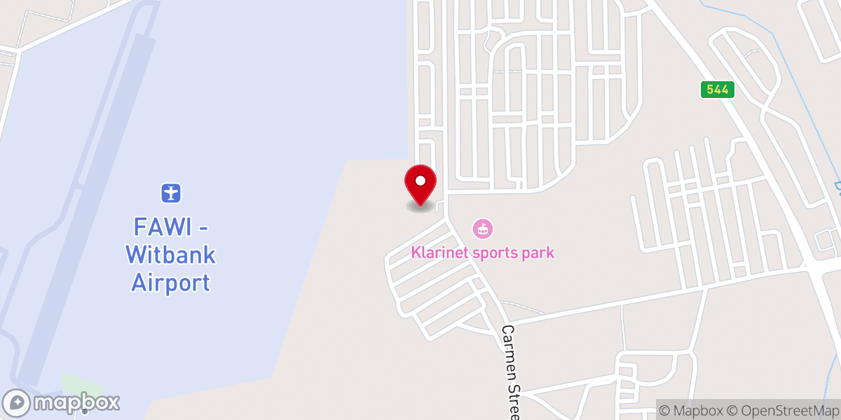 Map showing location of The African Apostolic Church