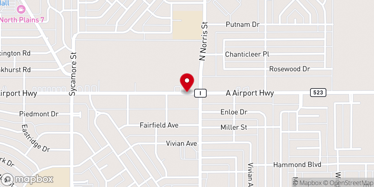 Map showing location of Advent Christian Church