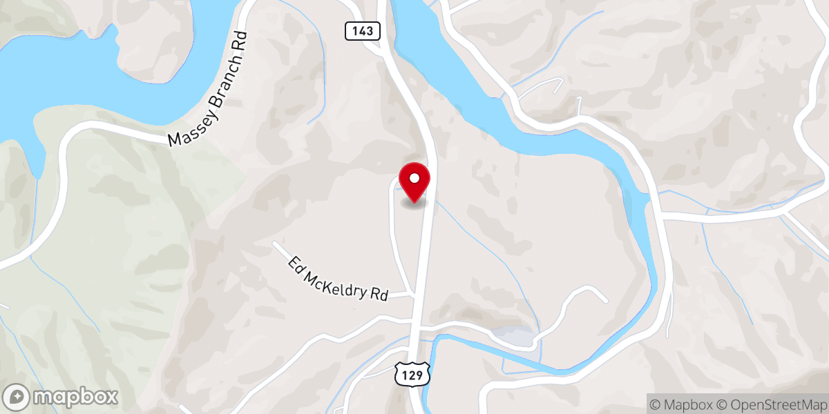 Map showing location of Grace Fellowship Baptist Church