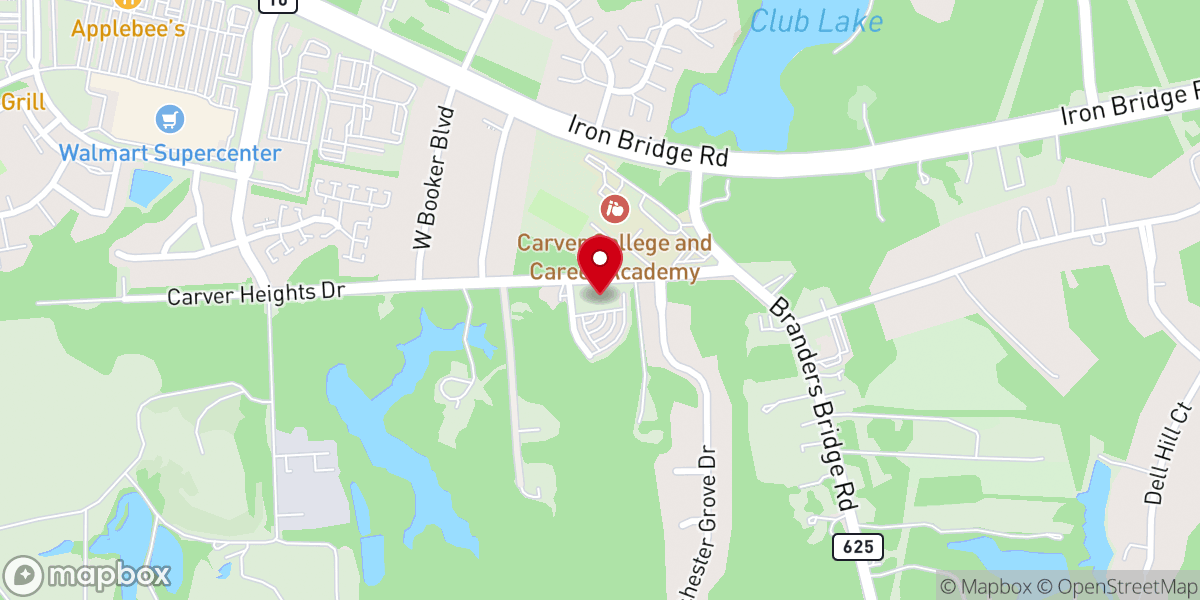 Map showing location of LIFE CO. Church