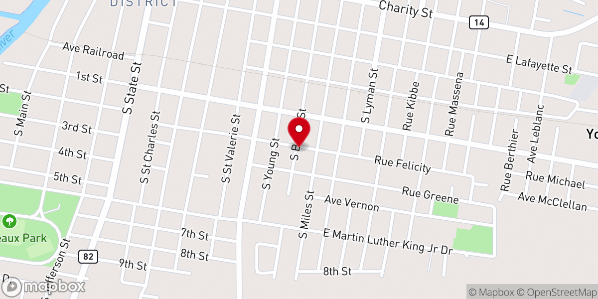 Map showing location of Rev Church
